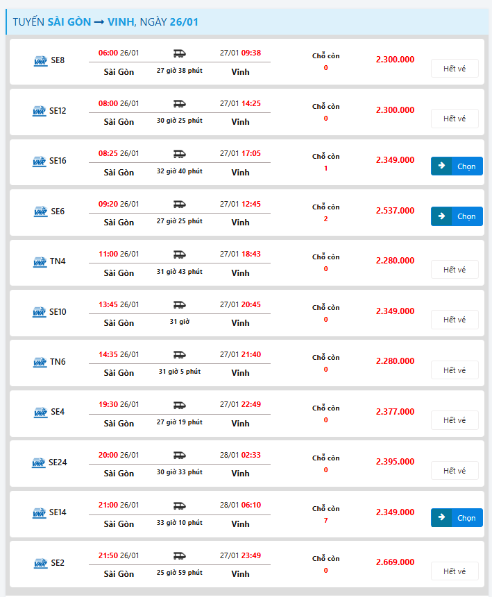 Giá vé tàu Tết 2025 tăng cao, nhiều chặng không còn vé để mua- Ảnh 2.
