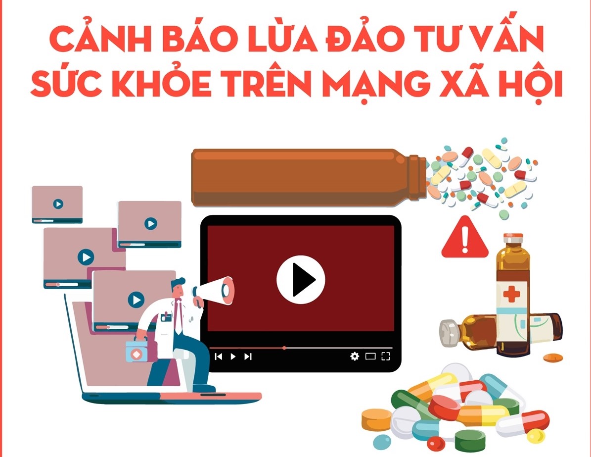 Cảnh báo lừa đảo tư vấn sức khỏe trên mạng xã hội