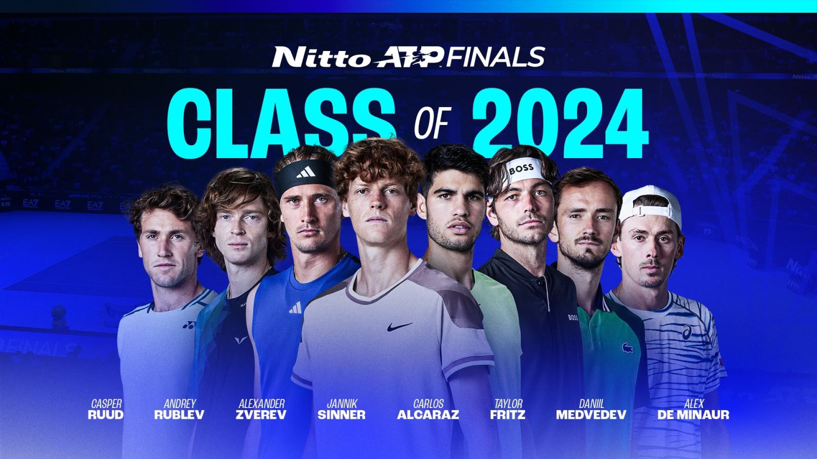 Giải ATP Finals 2024: Bát đại anh hào hội tụ- Ảnh 1.