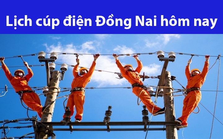 Lịch cúp điện hôm nay Chủ Nhật ngày 10/11/2024 tại Đồng Nai