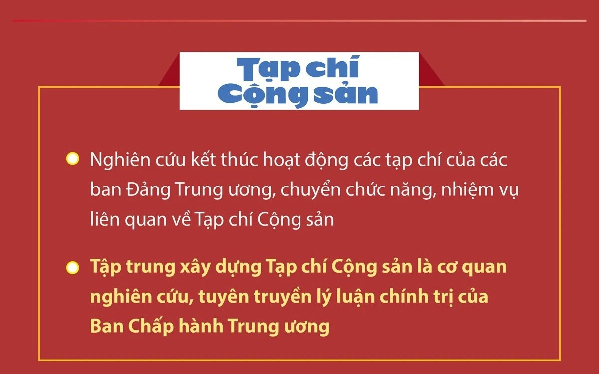 Dự kiến sắp xếp, tinh gọn tổ chức bộ máy của các cơ quan báo chí