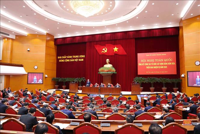 Hội nghị toàn quốc tổng kết công tác tổ chức xây dựng Đảng năm 2024- Ảnh 2. Hội nghị toàn quốc tổng kết công tác tổ chức xây dựng Đảng năm 2024- Ảnh 2.