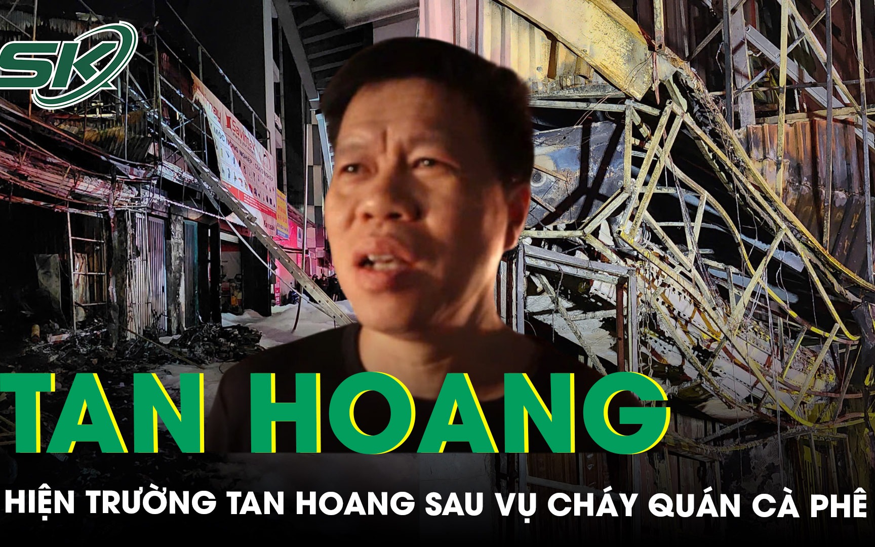 Video cận cảnh hiện trường tan hoang sau vụ cháy quán cà phê khiến 11 người thiệt mạng