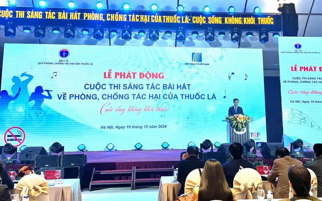 Phát động cuộc thi Sáng tác bài hát về phòng, chống tác hại của thuốc lá 