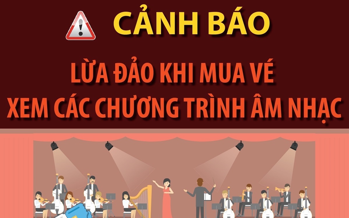 Cảnh báo lừa đảo khi mua vé xem các chương trình âm nhạc qua mạng