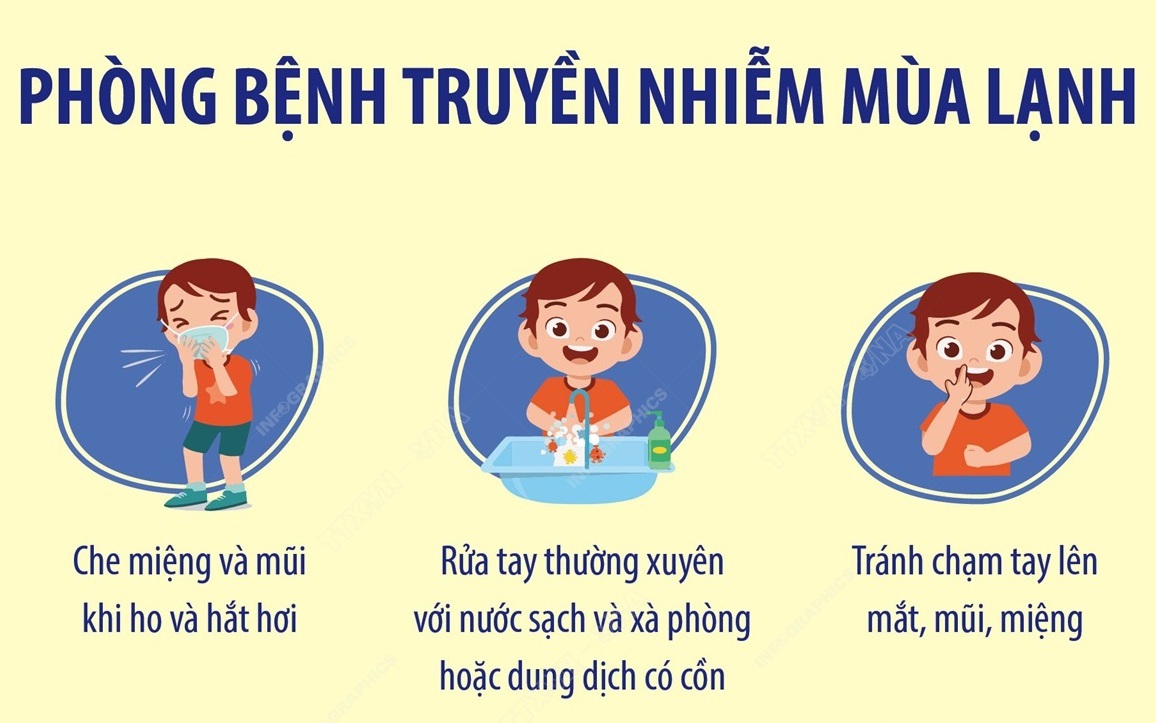 Phòng bệnh truyền nhiễm mùa lạnh