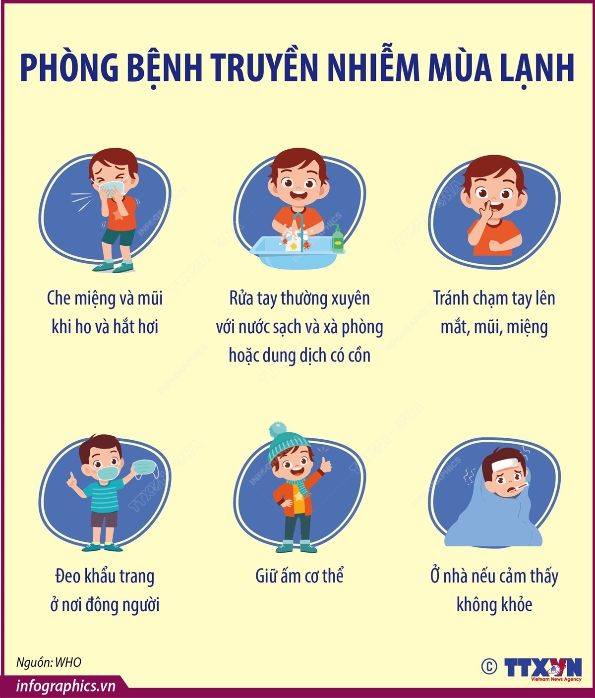 Phòng bệnh truyền nhiễm mùa lạnh- Ảnh 1.