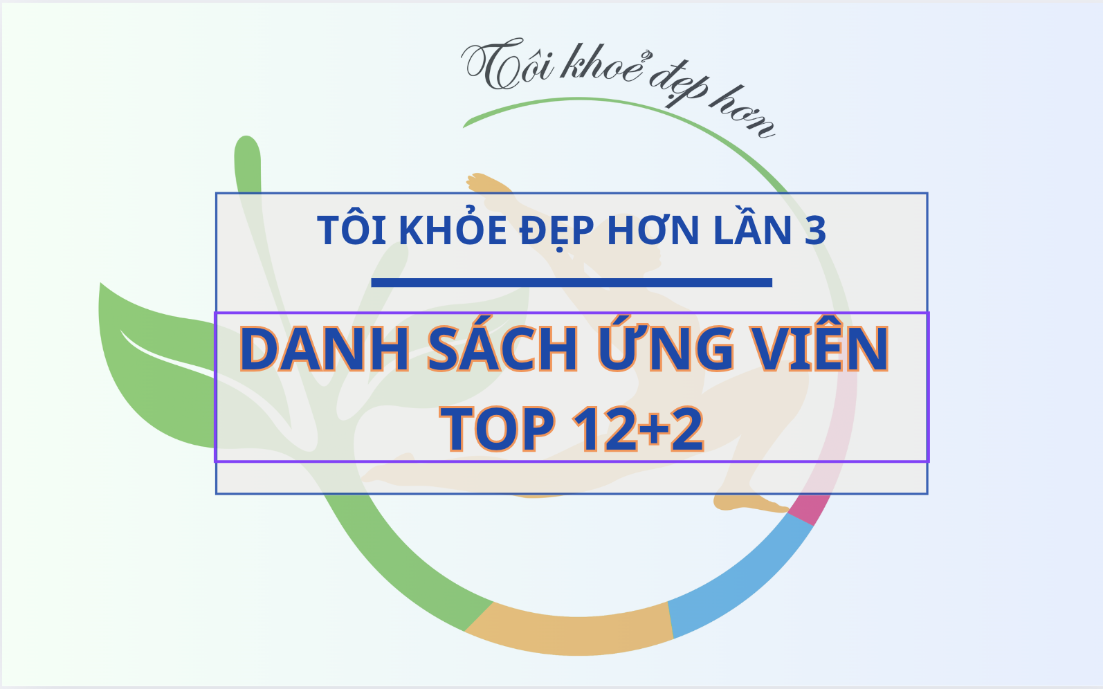 Công bố danh sách ứng viên vào chung kết trao giải cuộc thi TÔI KHỎE ĐẸP HƠN Lần 3