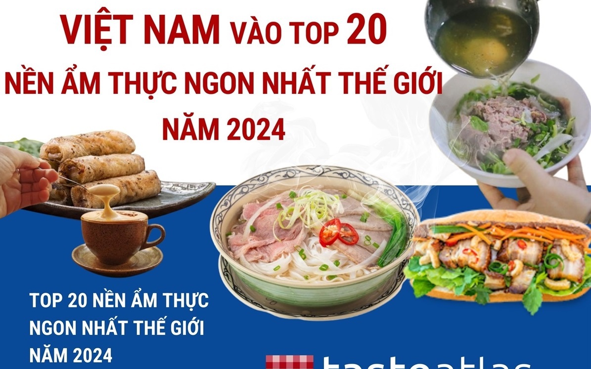 Việt Nam vào top 20 nền ẩm thực ngon nhất thế giới