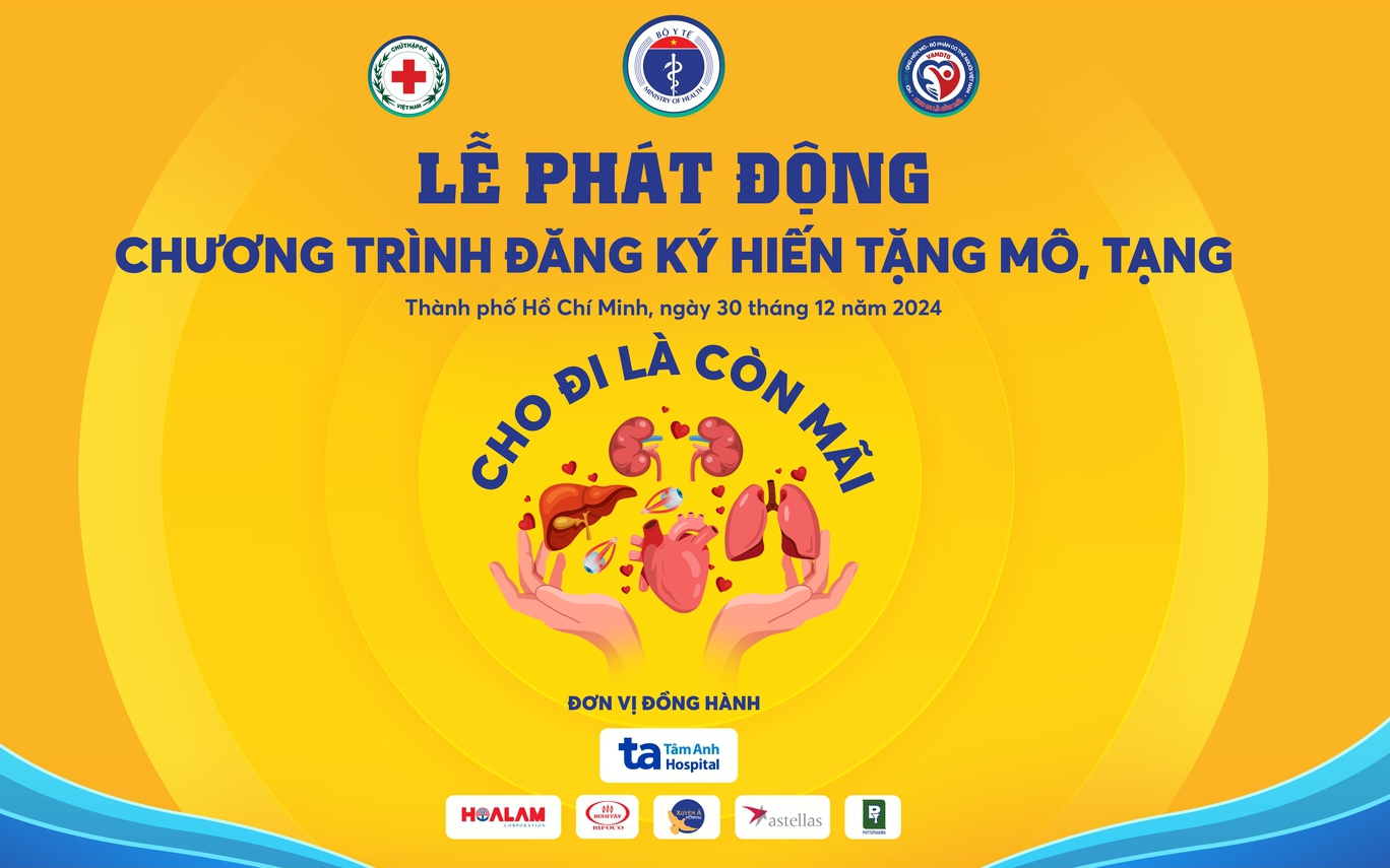 Phát động chương trình &quot;Đăng ký hiến tặng mô, tạng - Cho đi là còn mãi&quot; tại TPHCM