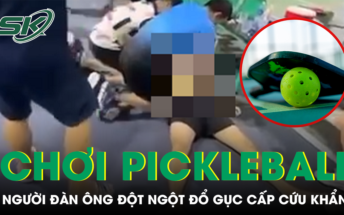 Cảnh báo nóng sau vụ người đàn ông đột ngột ngã quỵ khi đang chơi Pickleball