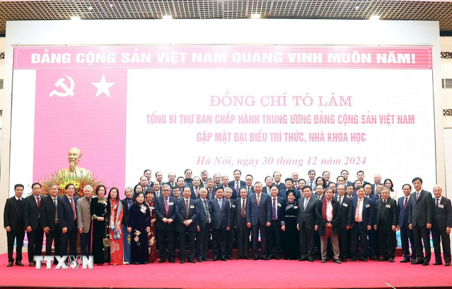 Toàn văn phát biểu của Tổng Bí thư Tô Lâm tại buổi gặp mặt trí thức, nhà khoa học- Ảnh 2.