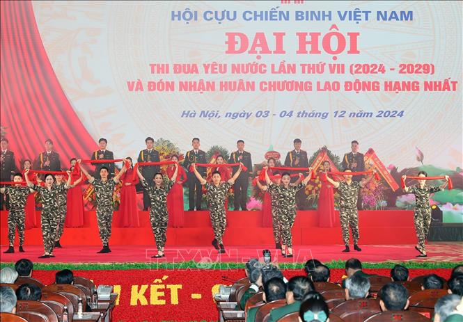 Tổng Bí thư Tô Lâm dự Đại hội thi đua yêu nước Hội Cựu chiến binh Việt Nam lần thứ VII- Ảnh 9.