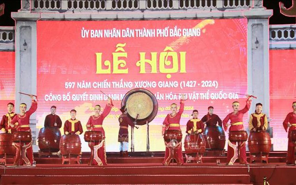 Công bố Lễ hội Xương Giang là Di sản văn hóa phi vật thể quốc gia