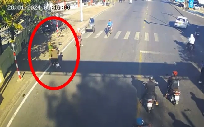 Điều tra tội giết người kẻ tông xe máy vào đại úy công an ở Bình Thuận