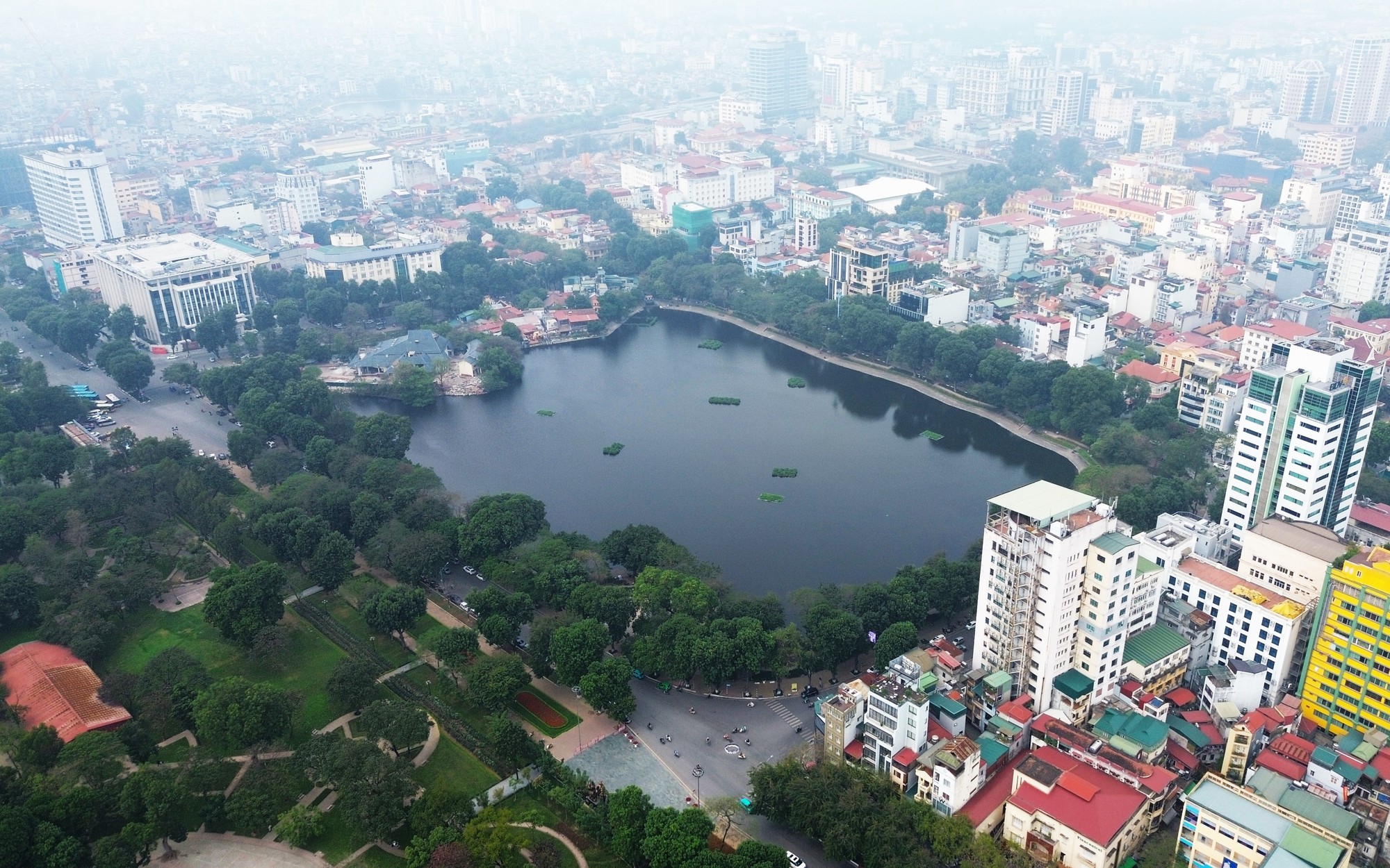 Hiện trạng khu vực hồ ở Hà Nội được đề xuất xây dựng 5 quảng trường