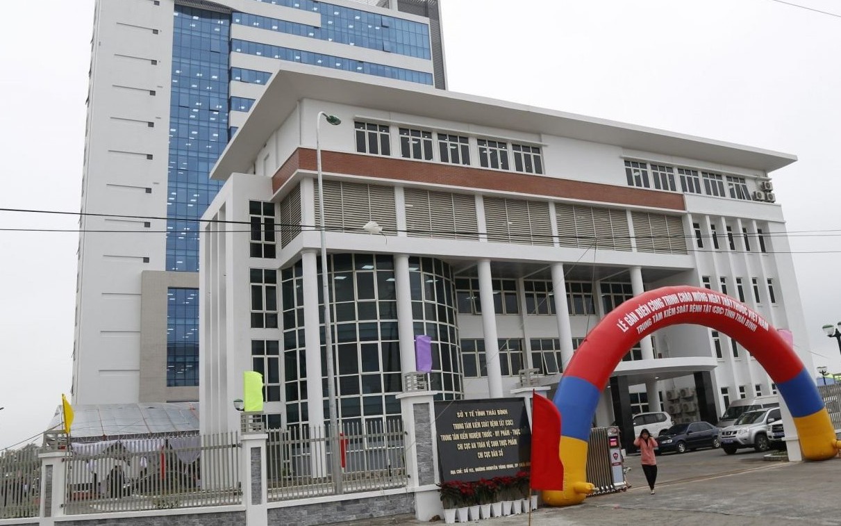 Trung tâm Kiểm soát bệnh tật tỉnh Thái Bình có trụ sở mới hơn 200 tỷ đồng