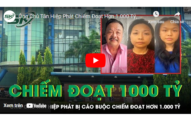 Hoàn tất kết luận điều tra bổ sung vụ án liên quan Tân Hiệp Phát