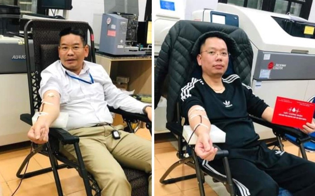 Thiếu úy Công an hiến tiểu cầu cứu bệnh nhân cao tuổi nguy kịch- Ảnh 2.