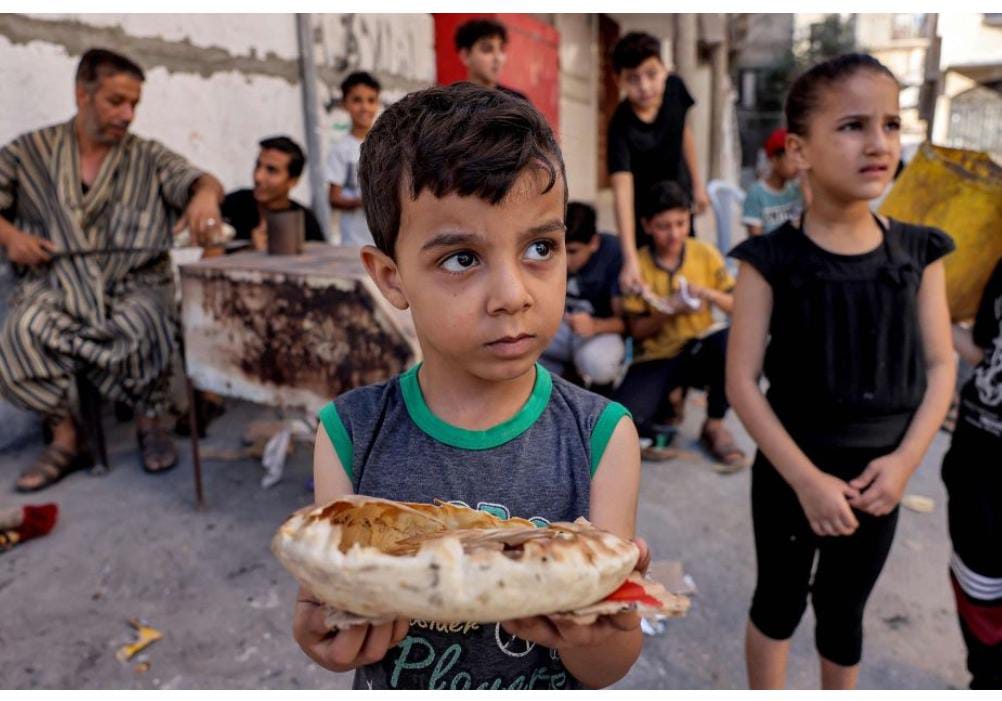 Thiếu lương thực, trẻ em tại Gaza đói ăn trầm trọng- Ảnh 1.