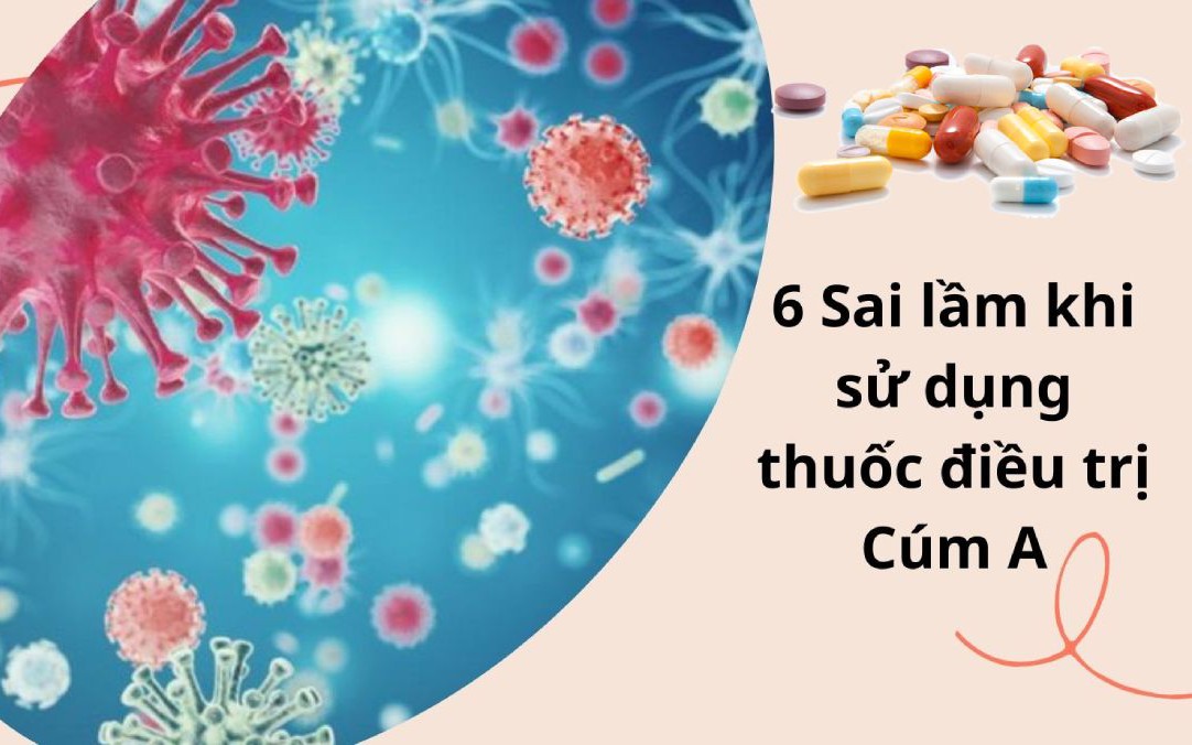 Cảnh báo 6 sai lầm khi sử dụng thuốc điều trị cúm A