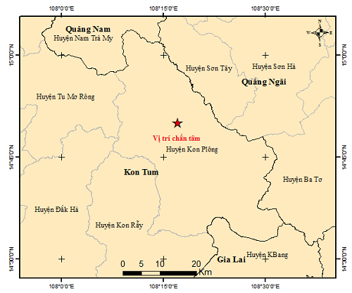 Kon Tum hứng liên tiếp 3 trận động đất trong ngày 28 Tết- Ảnh 2.