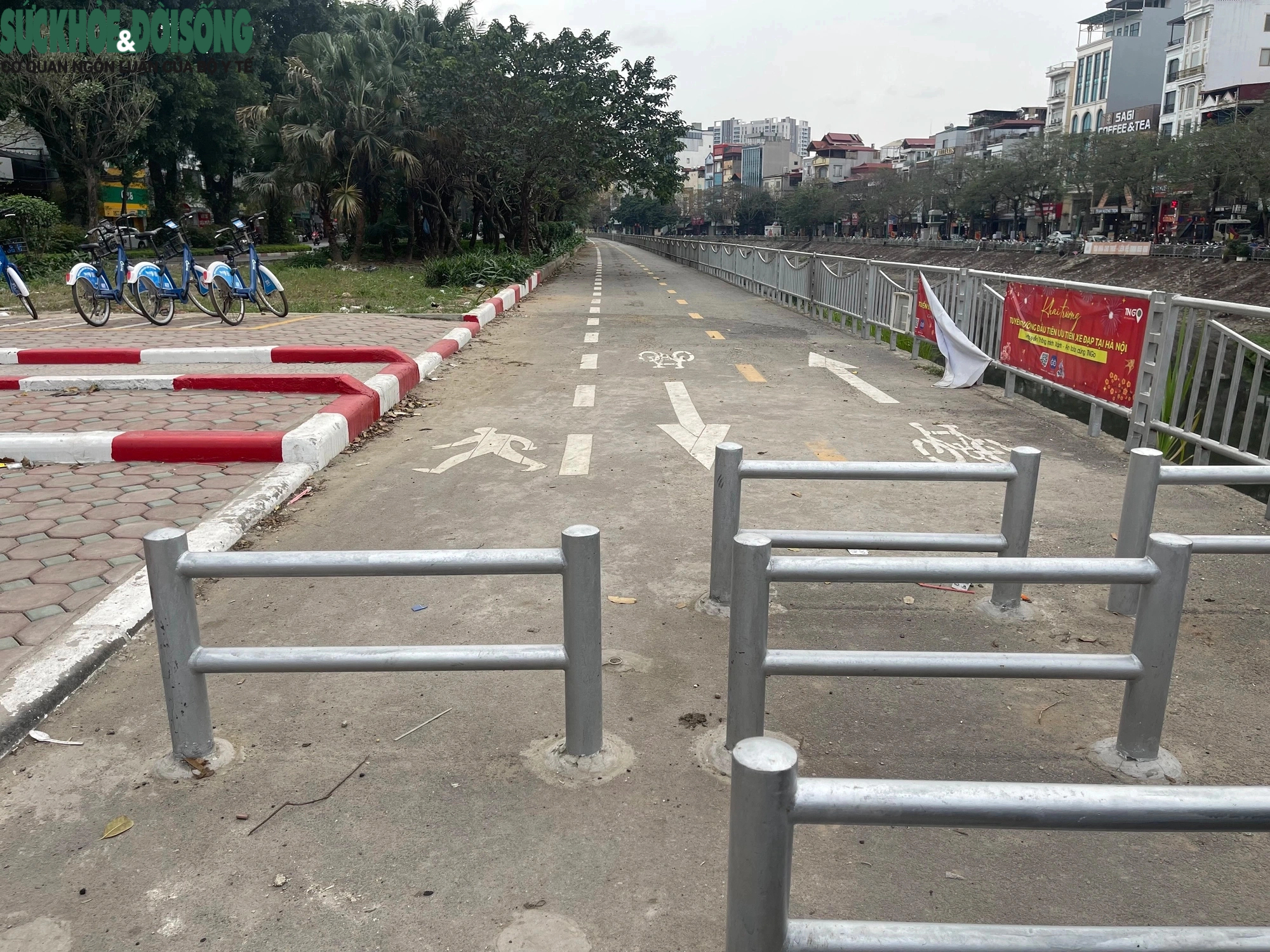 Hà Nội: Vắng lặng tại đường dành riêng cho xe đạp sau 1 tháng thông tuyến- Ảnh 8.