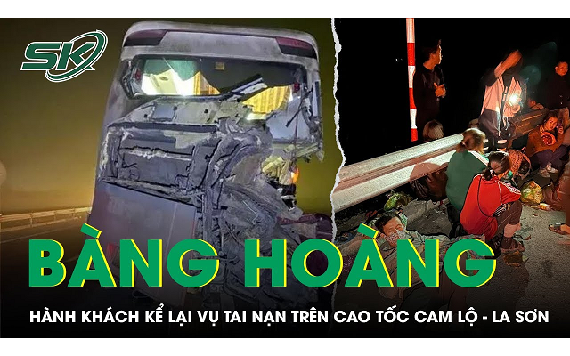 Giây phút kinh hoàng của hành khách trong vụ tai nạn mới nhất trên cao tốc Cam Lộ - La Sơn