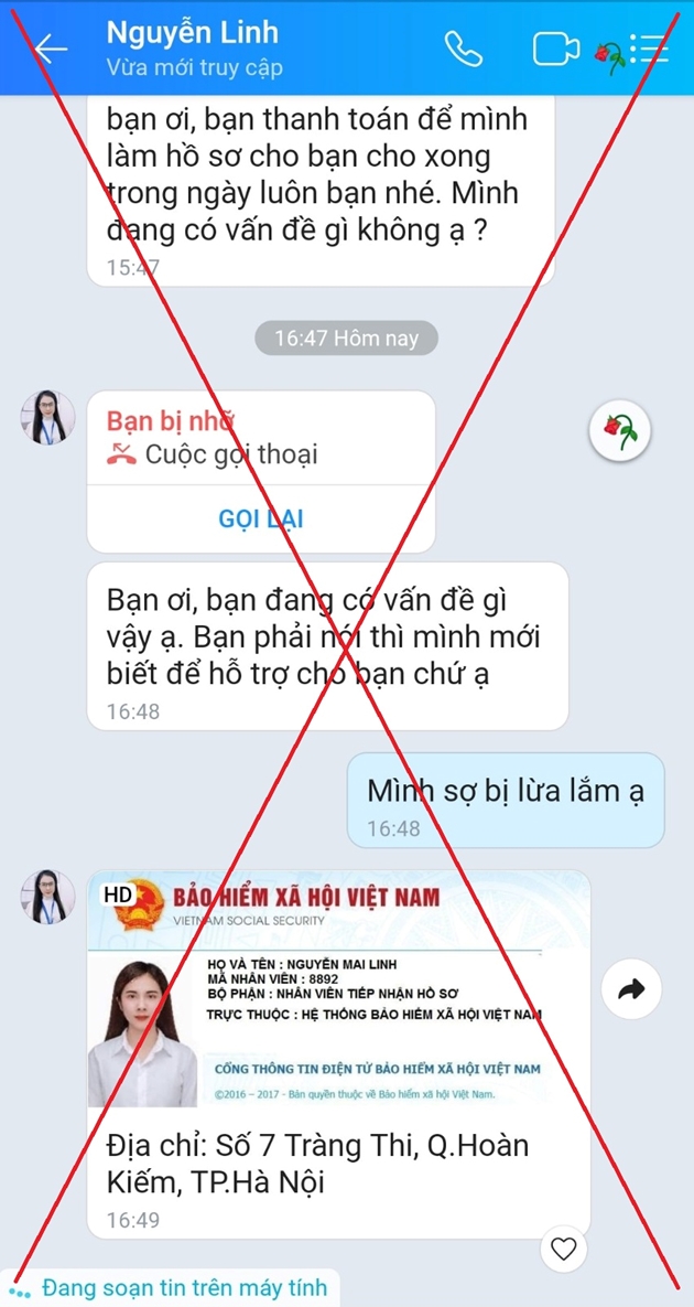 Cảnh báo tiếp tục xuất hiện FanPage giả mạo BHXH Việt Nam để lừa đảo, chiếm đoạt tài sản - Ảnh 2.