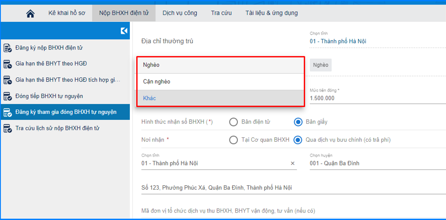 Người dân đã có thể đăng ký tham gia BHXH tự nguyện online- Ảnh 7.