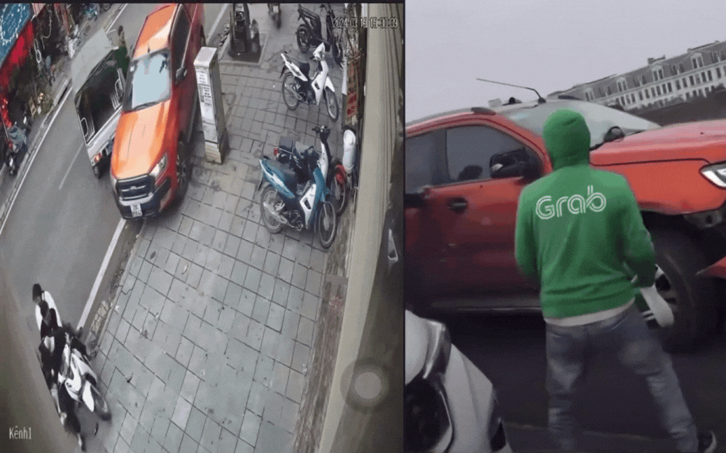 Video tài xế gây tai nạn liên hoàn sau khi bị yêu cầu dừng xe kiểm tra