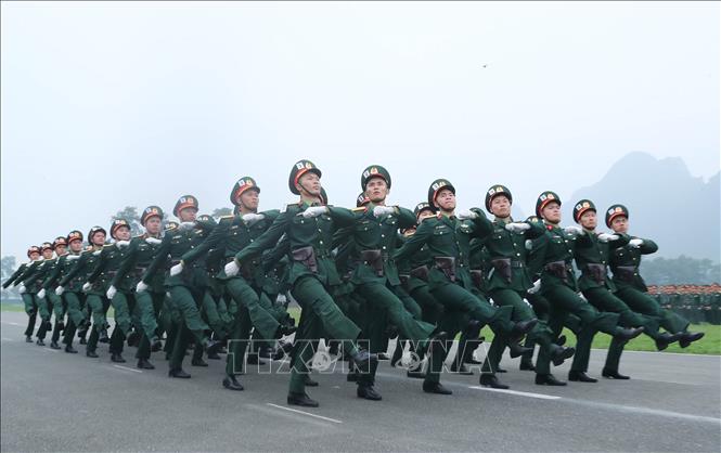 Kiểm tra huấn luyện diễu binh, diễu hành kỷ niệm Chiến thắng Điện Biên Phủ- Ảnh 5.
