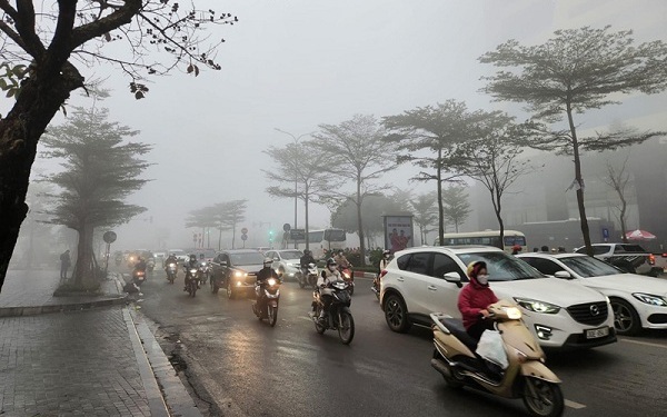 Miền Bắc tăng nhiệt, sáng sớm có sương mù