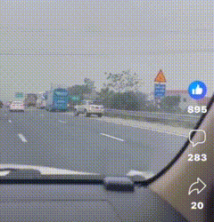 Video hàng loạt ô tô phải tấp vào làn khẩn cấp do đinh rơi đầy đường cao tốc- Ảnh 1.
