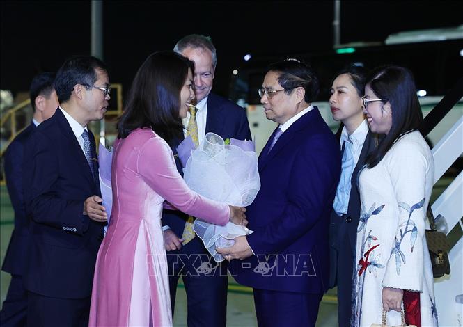 Thủ tướng tới Melbourne, bắt đầu tham dự Hội nghị Cấp cao ASEAN - Australia và thăm chính thức Australia- Ảnh 2.