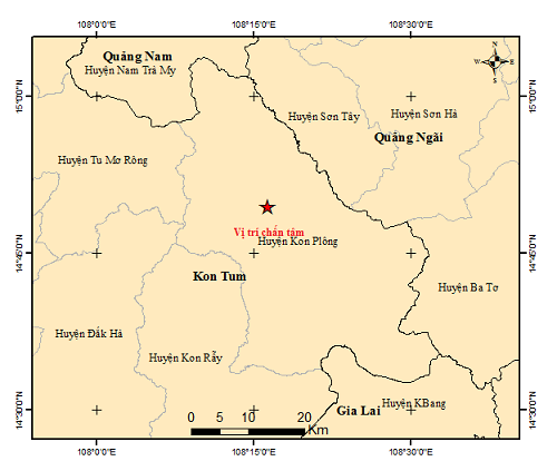 Kon Tum rung lắc mạnh bởi động đất 4 độ richter- Ảnh 2.