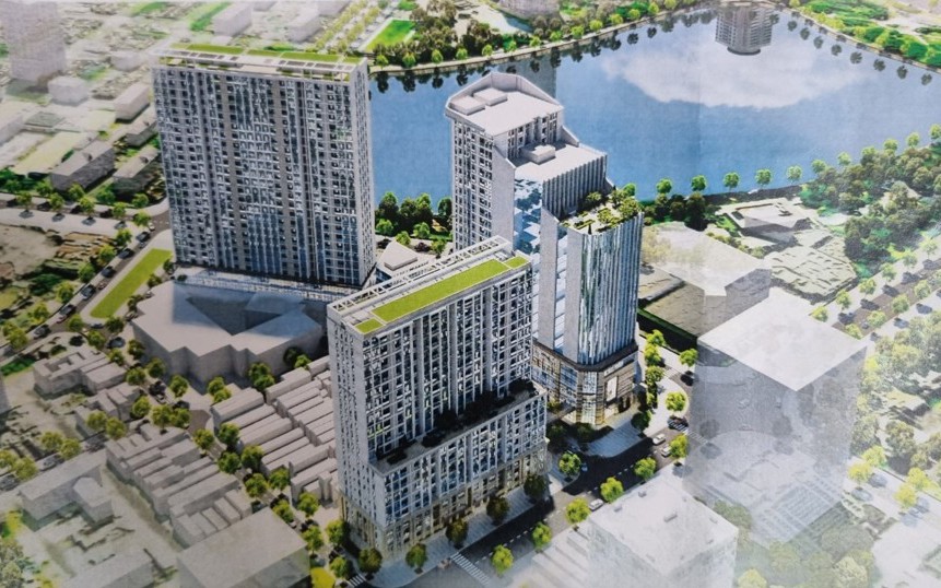 Đề xuất xây 3 tòa nhà từ 21-29 tầng thay thế chung cư cũ, nguy hiểm ở phường Thành Công