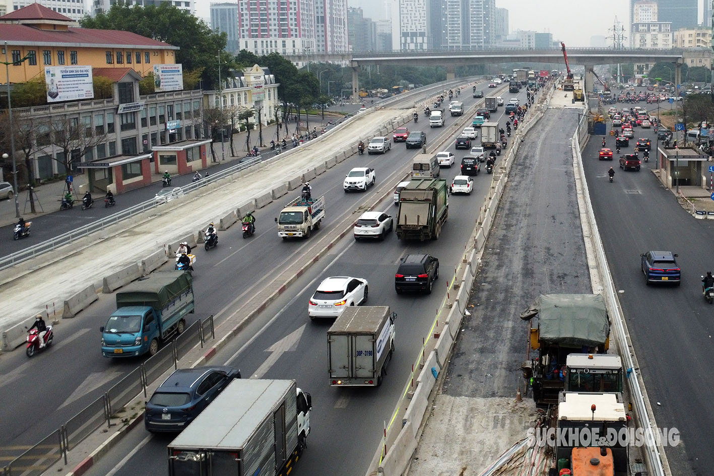 Lộ diện cầu vượt được kỳ vọng xóa 'điểm đen' ùn tắc cửa ngõ Thủ đô- Ảnh 2.