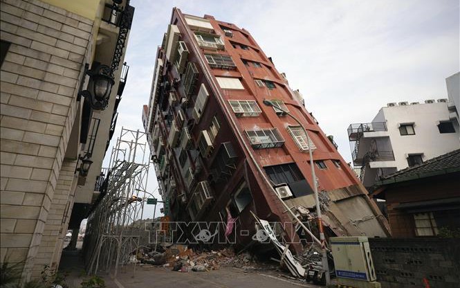 Động đất ở Đài Loan (Trung Quốc): Số người thiệt mạng tăng lên 16 người 
