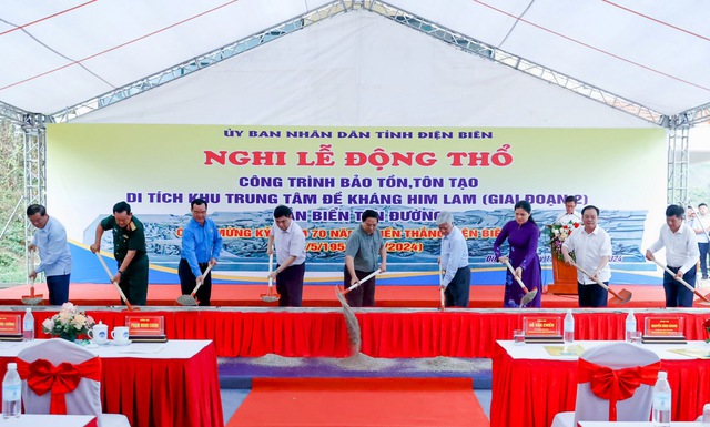 Thủ tướng dự lễ khởi công dự án bảo tồn, tôn tạo Khu đề kháng Him Lam- Ảnh 1.