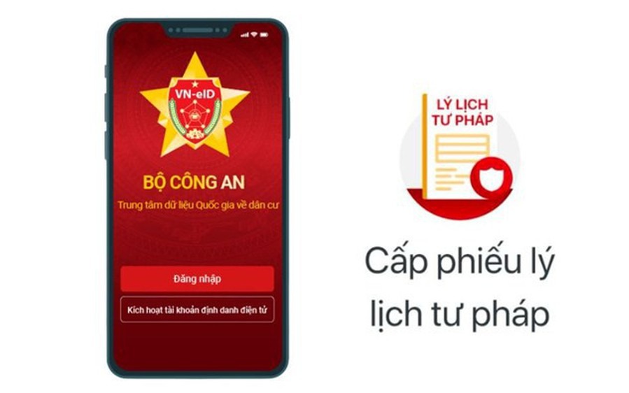 Chi tiết các bước đề nghị cấp phiếu lý lịch tư pháp trên VneID