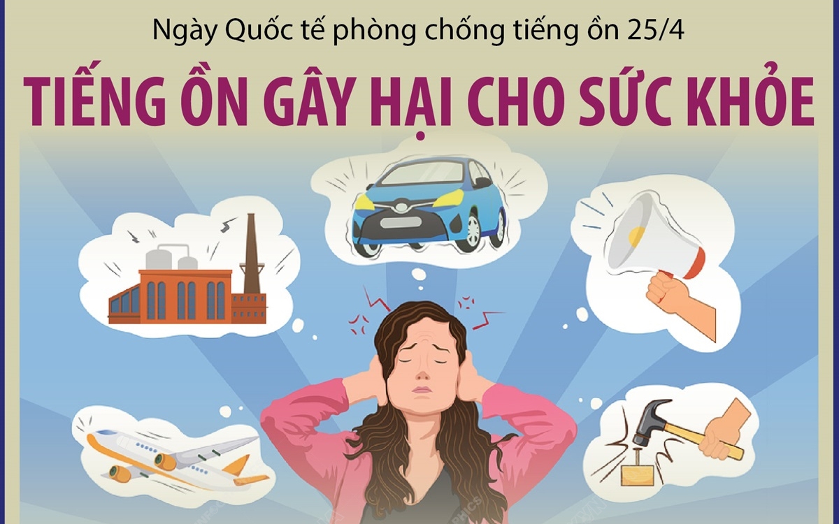 Ô nhiễm tiếng ồn gây hại cho sức khỏe