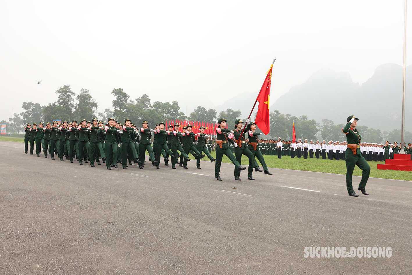 Ấn tượng hơn 3.000 chiến sĩ hợp luyện diễu binh, diễu hành Lễ kỷ niệm 70 năm Chiến thắng Điện Biên Phủ- Ảnh 12.