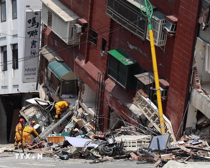 Động đất ở Đài Loan: Tiếp tục tìm kiếm 18 người mất tích- Ảnh 1.