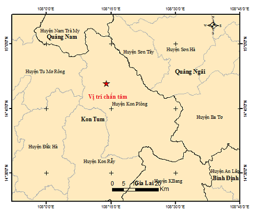 Kon Tum lại hứng 2 trận động đất mạnh trên 3 độ richter- Ảnh 2.