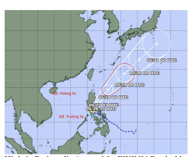 Bão số 1 trên Tây Bắc Thái Bình Dương không di chuyển vào Biển Đông- Ảnh 2.