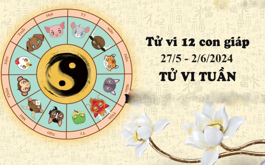 Tử vi tuần mới 12 con giáp từ 27/5 - 2/6/2024: Ngọ may mắn thuận lợi, Tị lên xuống thất thường