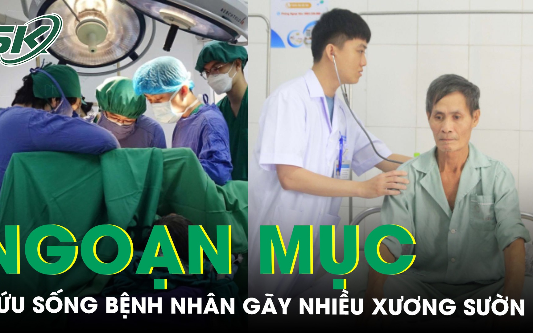 Ngoạn mục cứu sống bệnh nhân gãy nhiều xương sườn, tràn khí màng phổi sau chấn thương ngực