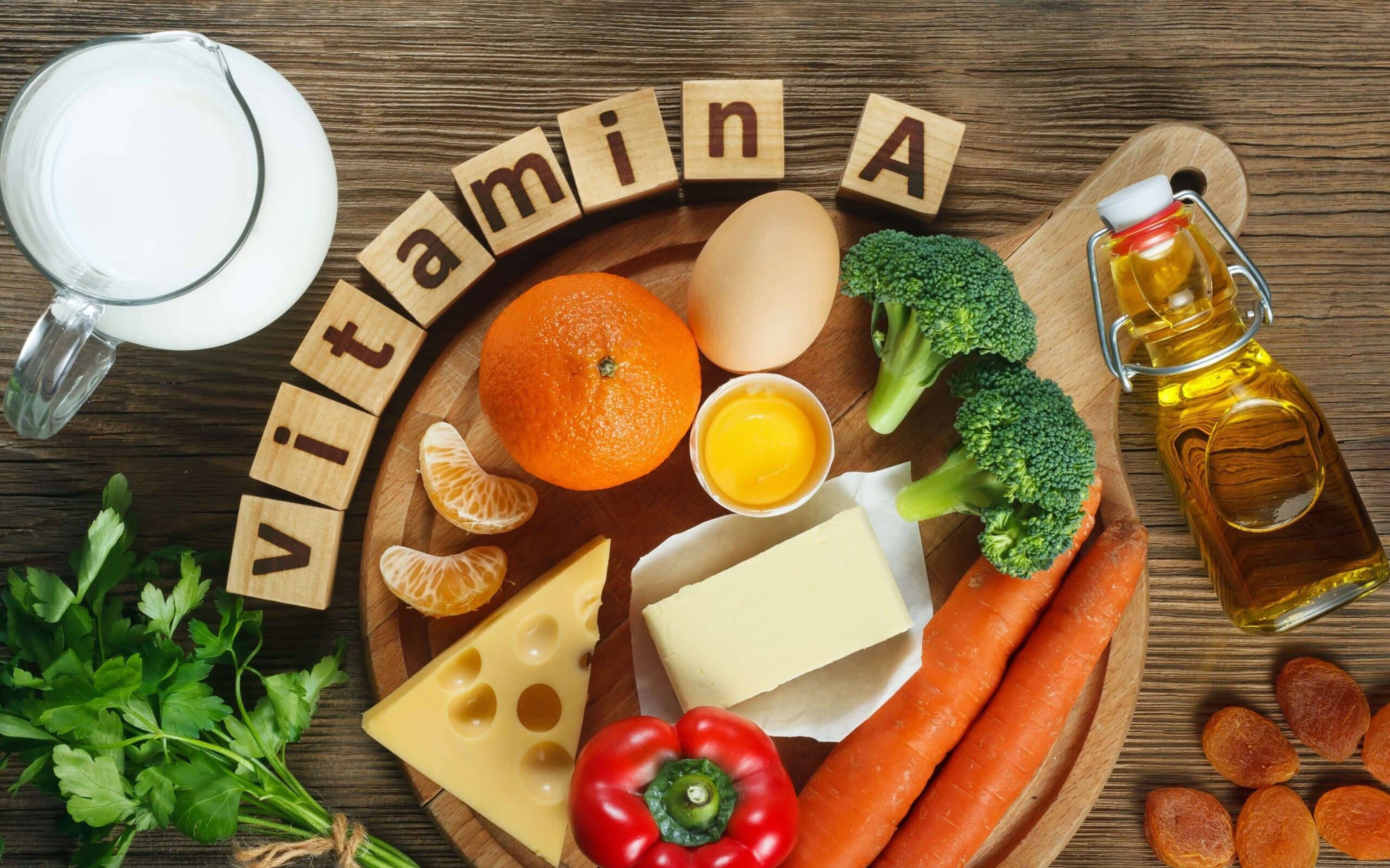 Vitamin A có nhiều ở thực phẩm nào?