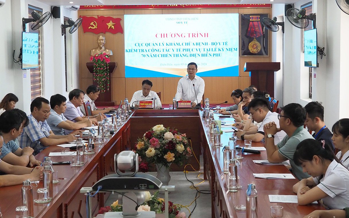 Kiểm tra công tác bảo đảm y tế phục vụ Lễ kỷ niệm 70 năm Chiến thắng Điện Biên Phủ